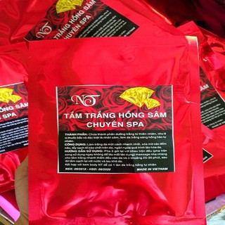 Tắm tắng hồng sâm chuyên Spa