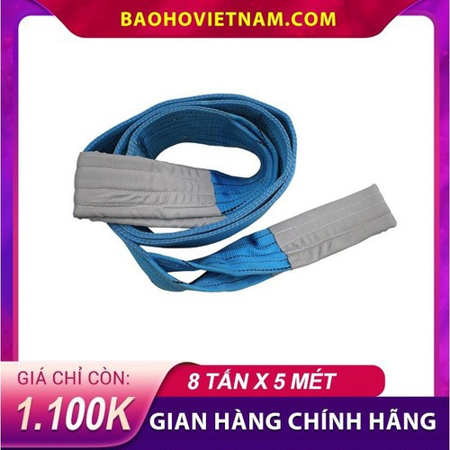 Dây cáp vải cẩu hàng loại 8 tấn 5 mét nhập khẩu chính hãng chuyển dùng trong công nghiệp, xây dựng,... - DCH-VN-44