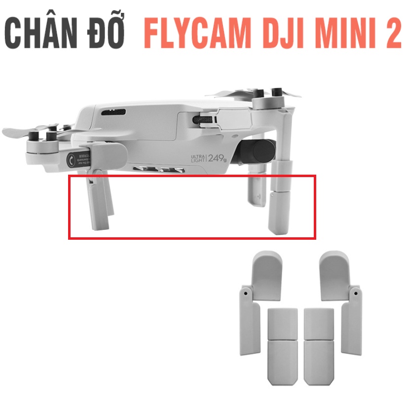 Chân đỡ flycam DJI mini 2 /mini Se bằng nhựa - Phụ kiện flycam