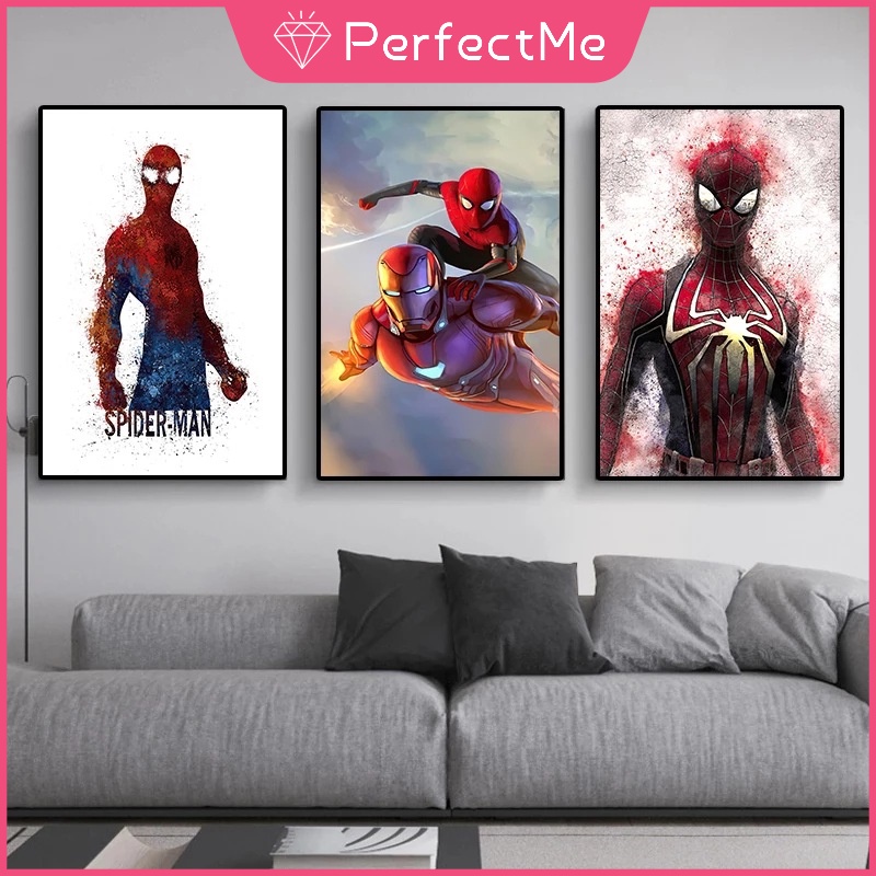 Bộ Tranh Đính Đá 5D Tự Làm 40x50cm Hình Siêu Anh Hùng Độc Đáo