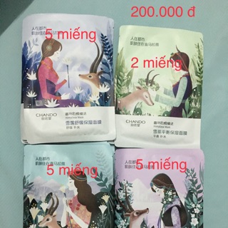 Mask giấy chando hsd 2021