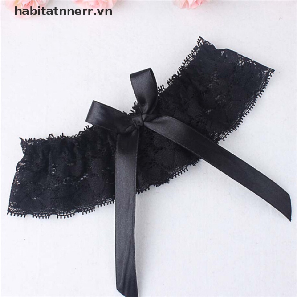 Vòng Ren Đeo Chân Đính Nơ Bướm Có Thể Điều Chỉnh Cho Cô Dâu