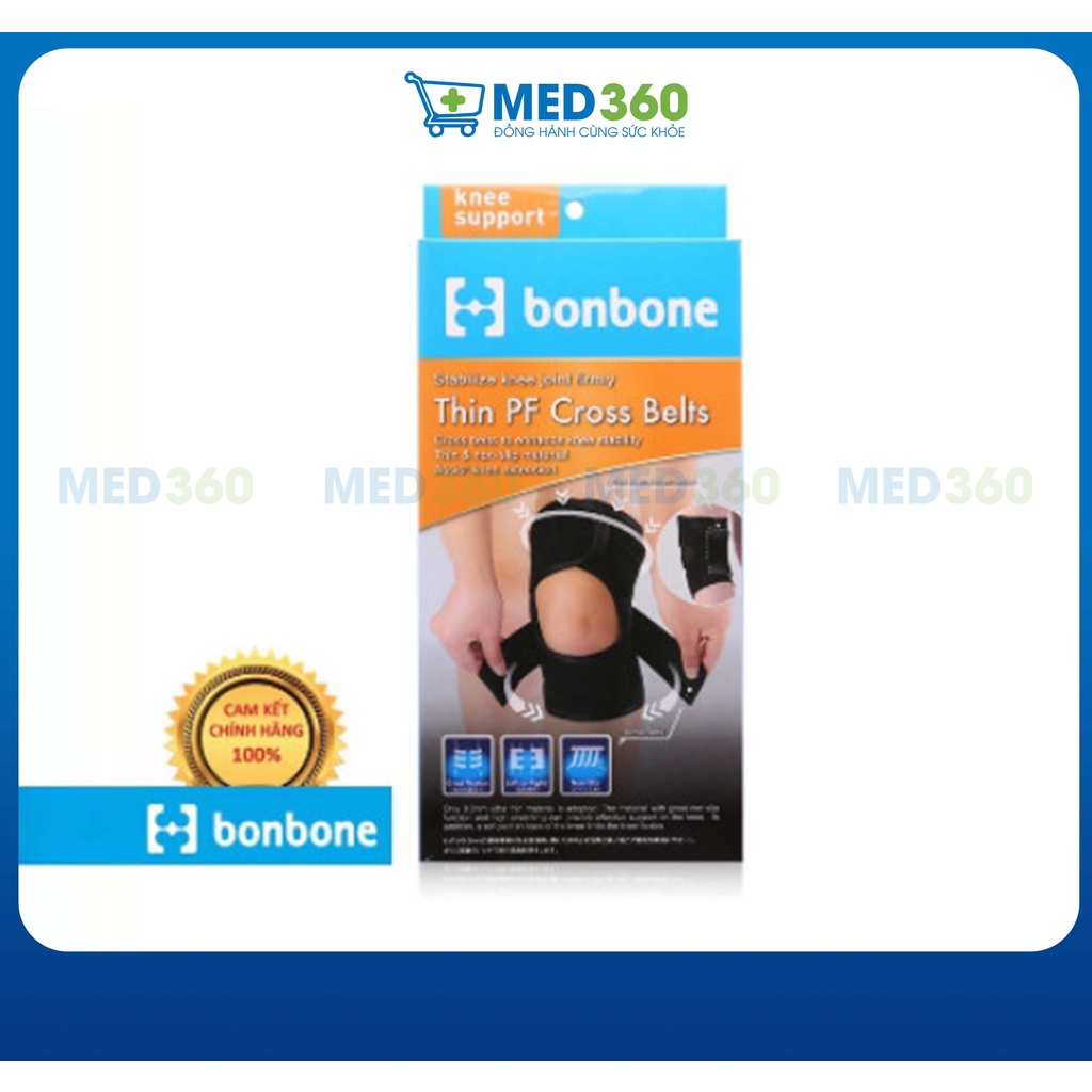 Đai cố định đầu gối Bonbone Thin Pf Cross Belt - TBYT Med360