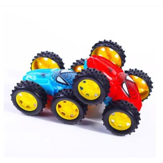 Xe bánh đà siêu nhân nhện 2 màu xanh đỏ