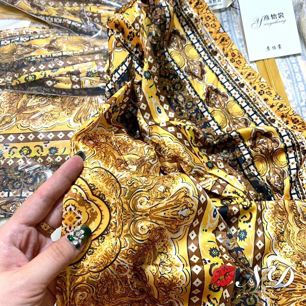 lụa versace hoạ tiết sang chảnh Hot Hit Cao Cấp ( ẢNH THẬT ) | BigBuy360 - bigbuy360.vn