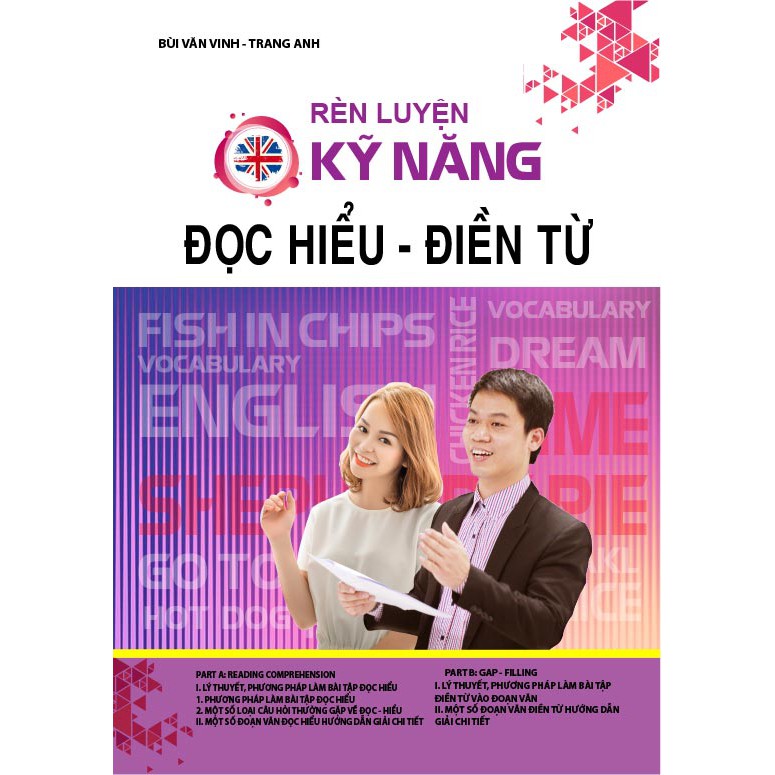 Sách Bổ Trợ - Rèn Luyện Kĩ Năng Đọc Hiểu - Điền Từ ( Trang Anh, Bùi Văn Vinh ) - KV