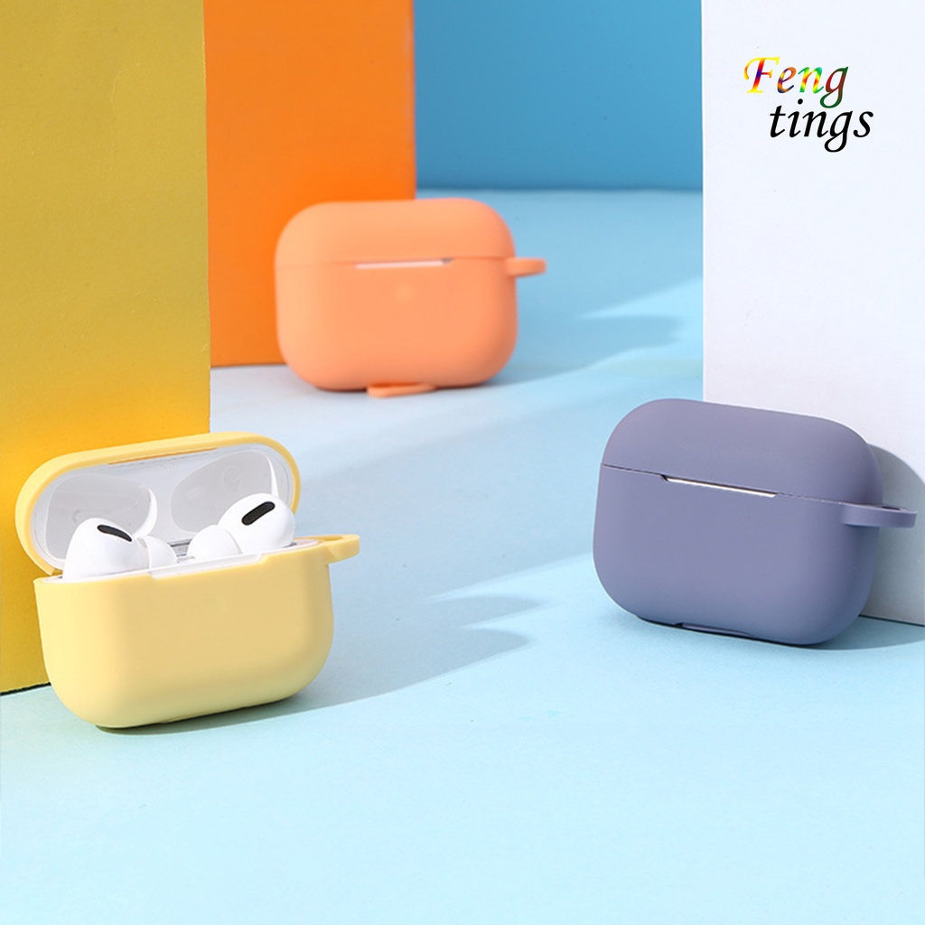 Vỏ bảo vệ hộp sạc tai nghe bluetooth bằng silicon thích hợp cho Airpods Pro