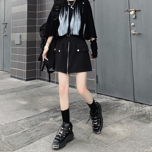 Quần giả váy khoá giữa ( tặng kèm thắt lưng) | BigBuy360 - bigbuy360.vn