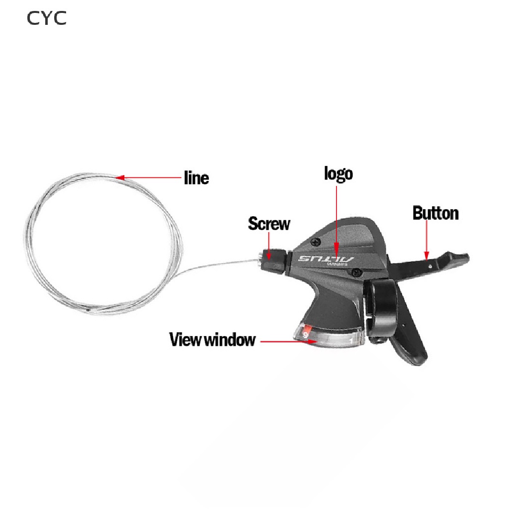 Tay bấm xe đạp Shimano Altus SL-370 tốc độ 3x9;CYC Altus Shimano SL-M370 Shift Lever 3x9-Speed