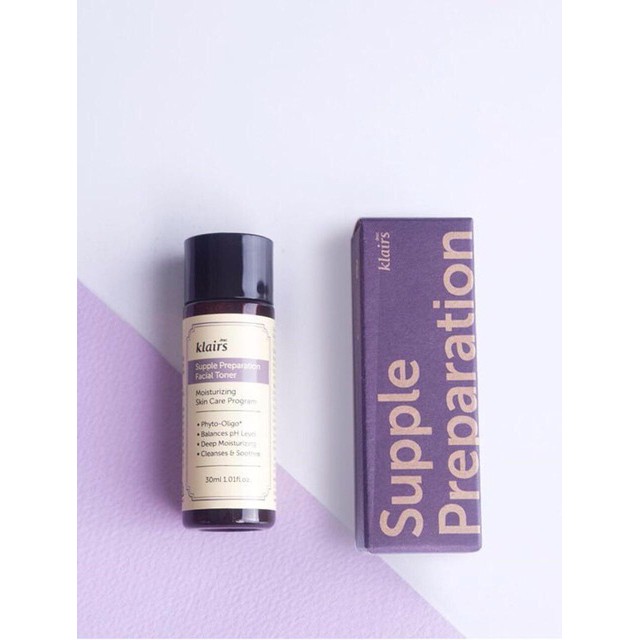 Nước hoa hồng Dear Klairs Supple Preparation Facial Toner 30ml