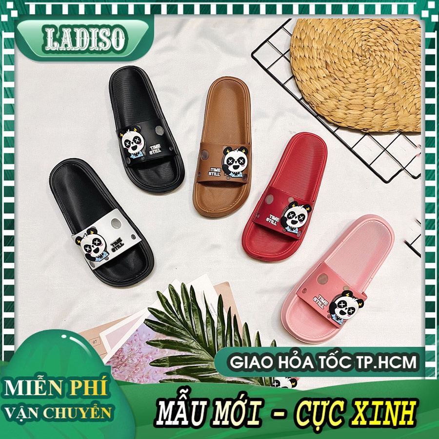 Dép nữ quai ngang hình gấy siêu dễ thương chất liệu cao cấp siêu nhẹ cực kì êm chân LADISO TT401