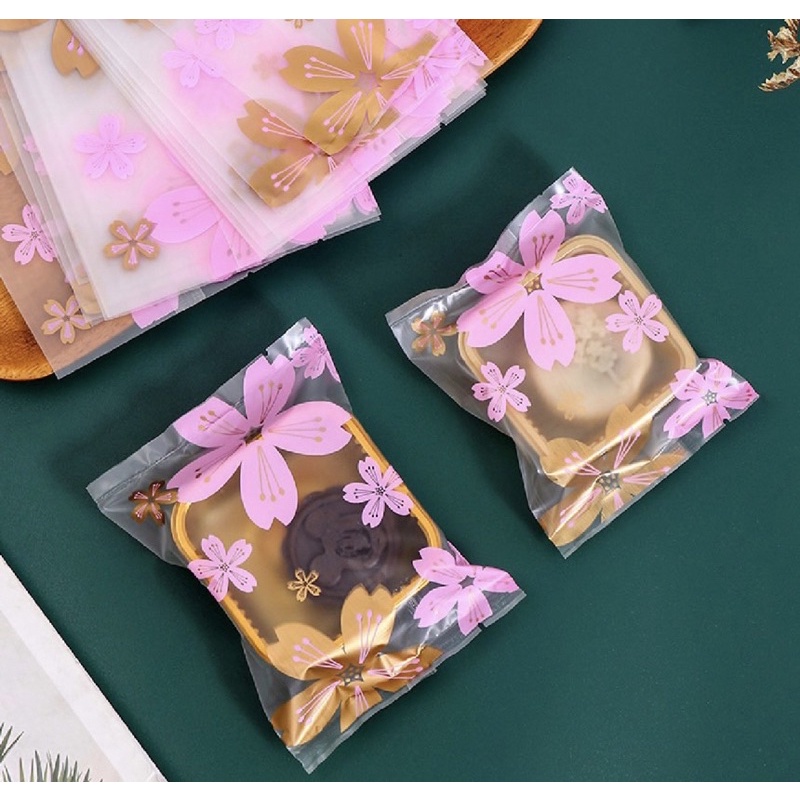 95-100 bộ vỏ khay túi đựng bánh trung thu 50gam