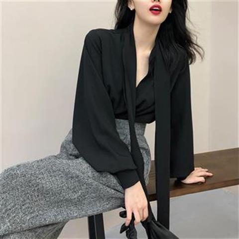 Áo sơ mi chiffon dáng rộng phong cách thời trang hàn quốc 2022