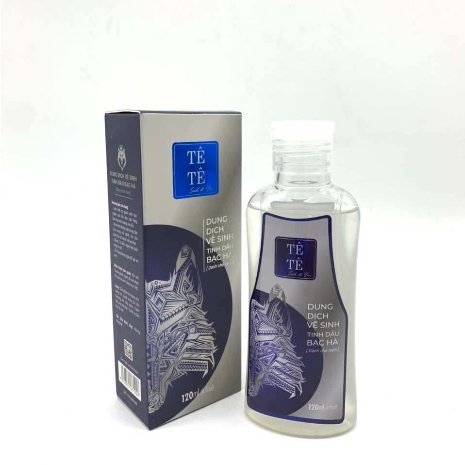 [6 chai] Dung dịch vệ sinh nam Tê Tê Men 120ml 3 chai classic 3 chai bạc hà hết mùi hôi và thư giãn