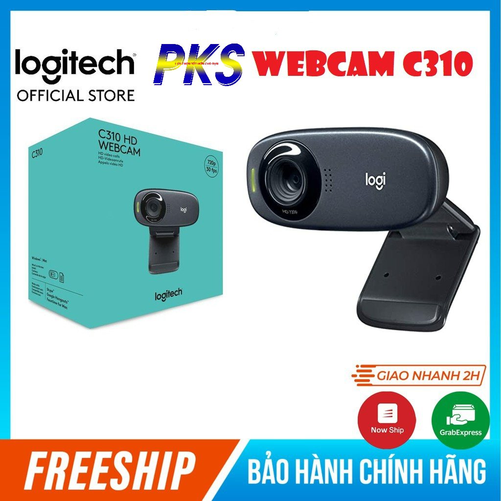Webcam có mic Full HD chính hãng LOGITECH C310 - Webcam cao cấp