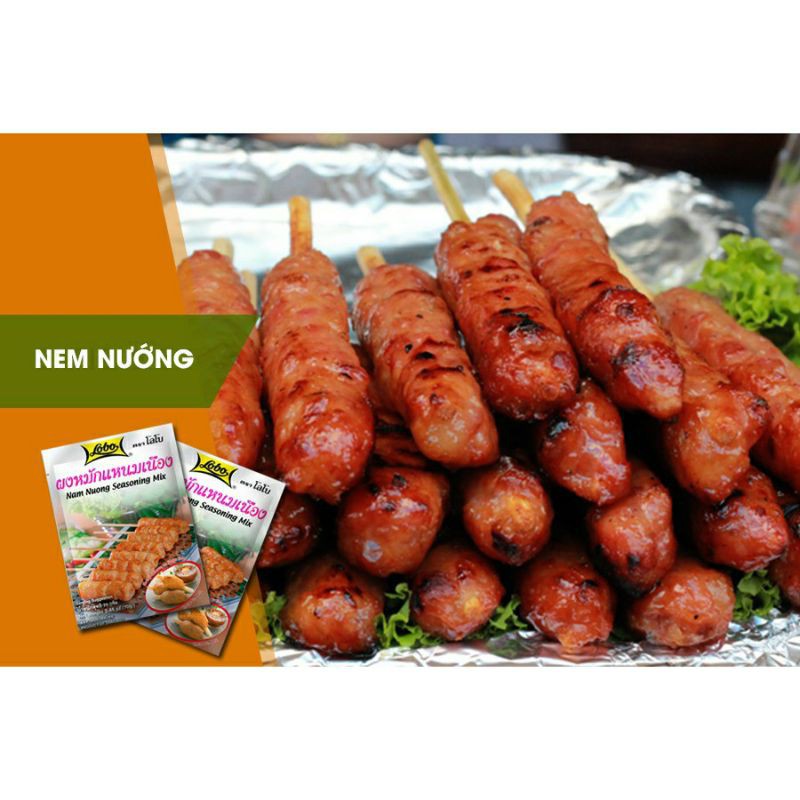 Lobo Thái Gói Gia vị làm nem nướng chạo tôm thịt 70gr. Nam Nuong Seasoning