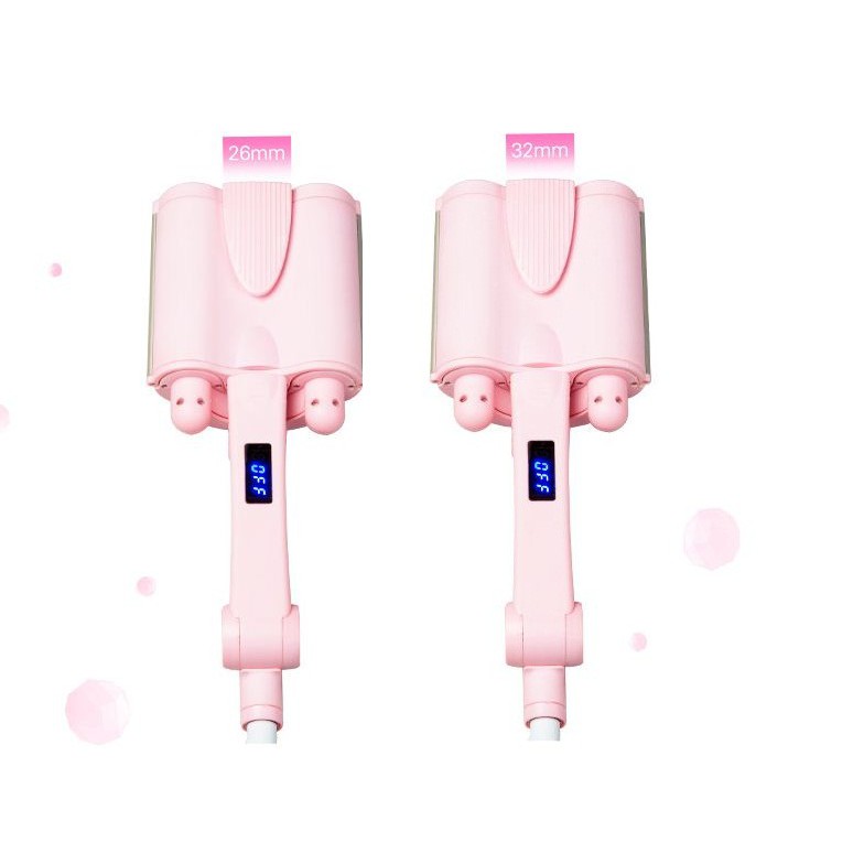 Máy uốn xoăn, bấm sóng nước 3 trục màn hình LG Chỉnh nhiệt (chọn loại)