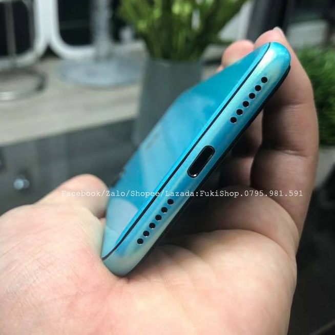 Tấm Dán Skin mặt sau Magic Coral Ocean Blue FULL VIỀN Cho 5 6 7 8 6plus 7plus 8plus X XS XR XSMAX 11 PRO MAX