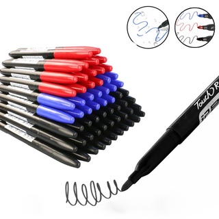 Bút lông mực đen xanh dương đỏ 1.5mm chống thấm nước chất lượng cao - ảnh sản phẩm 6