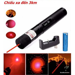 Đèn Pin Laser Chiếu Tia Sáng Đỏ 303