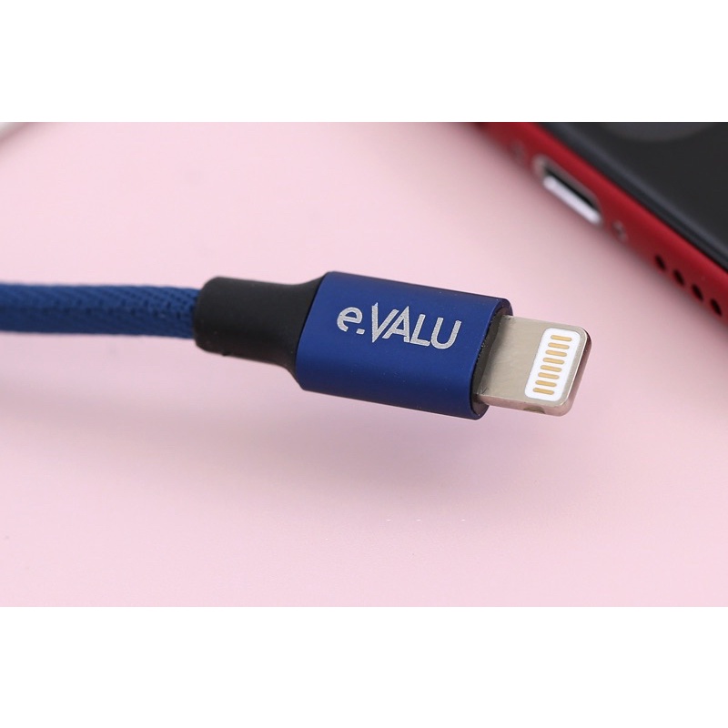 Dây cáp Lightning 1 m-2 m e.VALU LTL-01