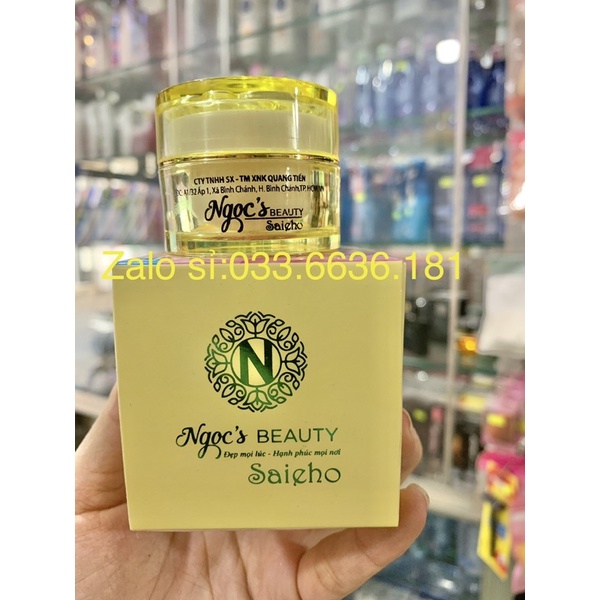 kem ngọc’s giảm nám,thâm sạm,trắng da,phục hồi da,chống nắng,giữ ẩm hủ 12G