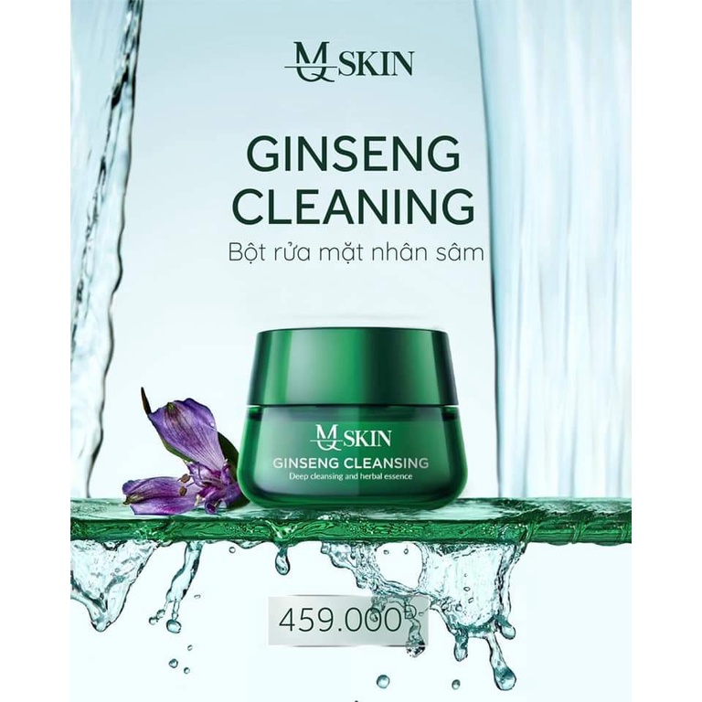 [Chính hãng] Bột rửa mặt nhân sâm MQ Skin - Bột rửa mặt MQSkin Ginseng Cleansing