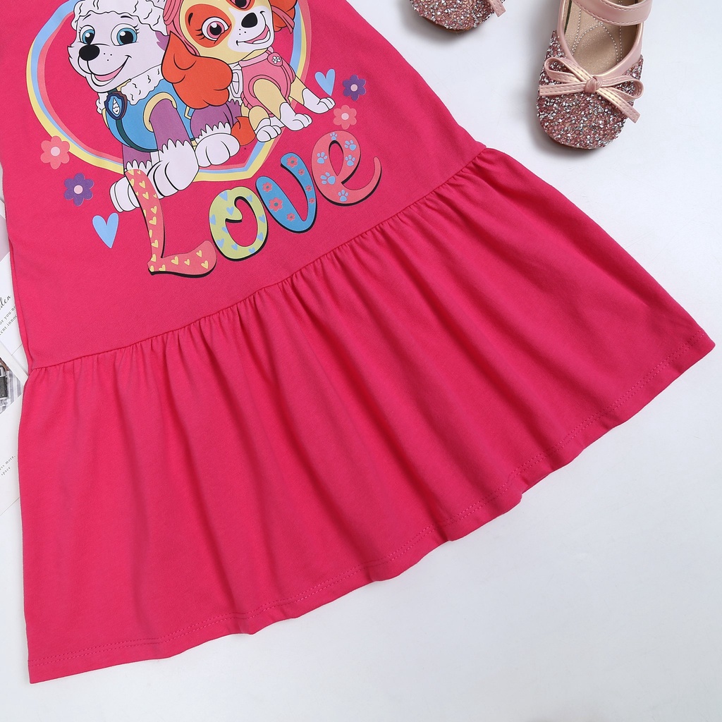 Đầm Công Chúa Cho Bé Gái Váy Đuôi Cá Cotton Xuất Dư VNXK Đẹp Size Đại 13-37 Kg Thoáng Mát Homie Kids