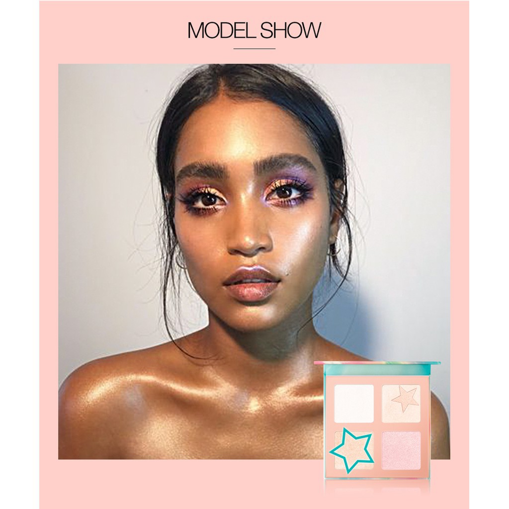 Phấn bắt sáng FOCALLURE 4 màu ánh nhũ | BigBuy360 - bigbuy360.vn