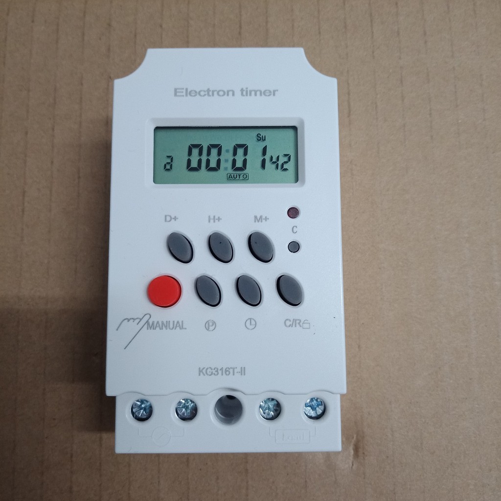 Bộ công tắc hẹn giờ tự động tự động Electron Timer KG316TII/25A/220V