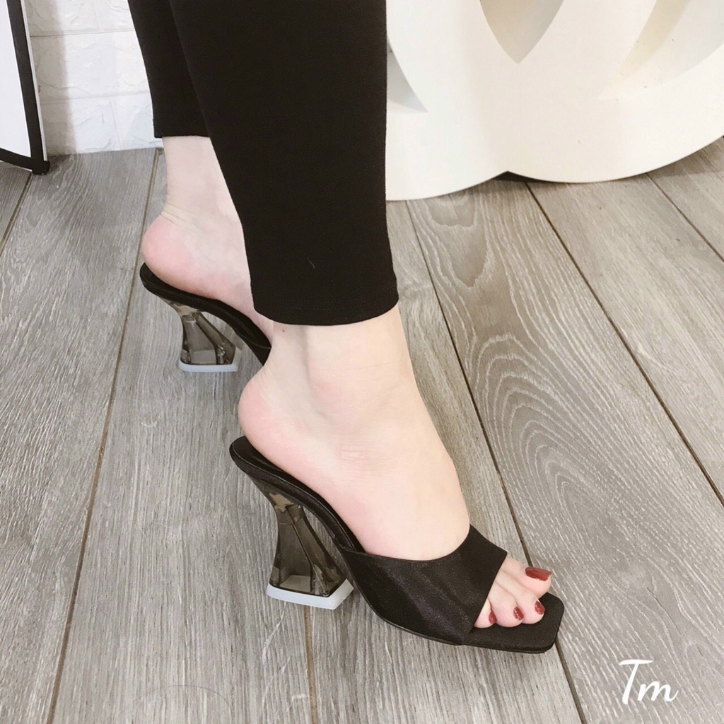 Guốc 7 phân gót trụ trong siêu xinh