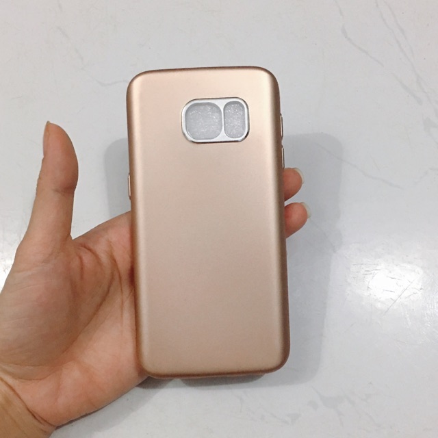 Ốp dẻo sam sung S6 edge mầu vàng da