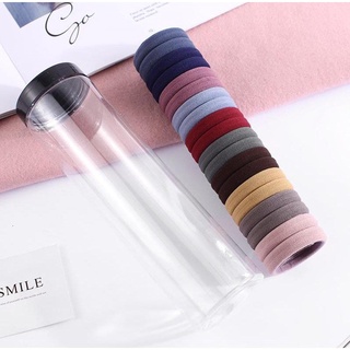 Set ống thun cột tóc 20 dây nhiều màu co dãn sang xịn phong cách hàn quốc
