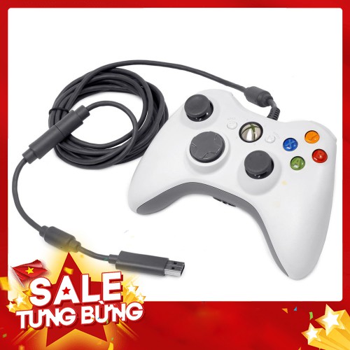 -Hàng nhập khẩu Tay cầm chơi game USB for PC 360 có dây Liên hệ mua hàng 084.209.1989