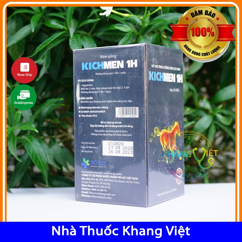 Kichmen 1h - Tăng Cường Sức Mạnh Nam Giới [Date 2023]