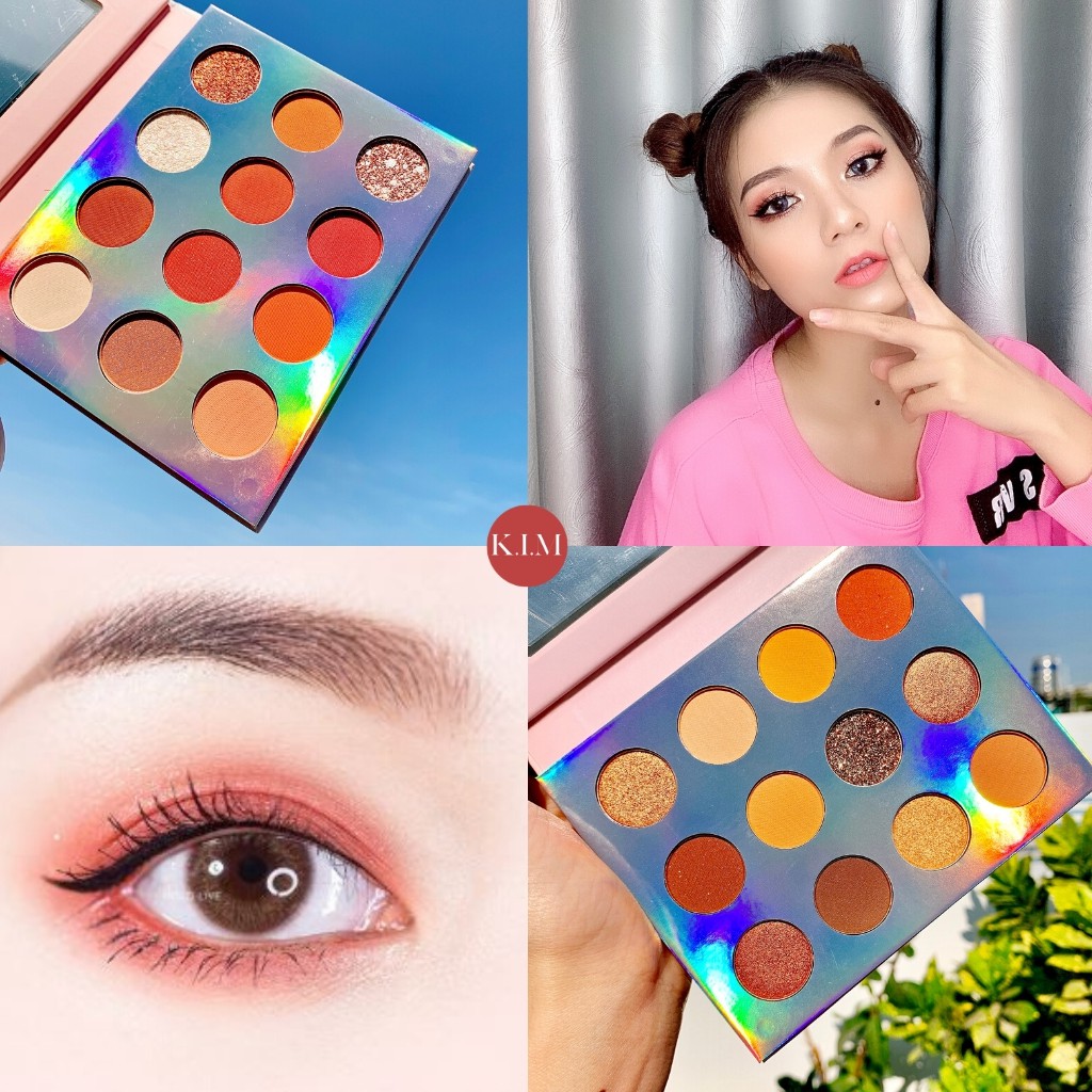 Phấn Mắt HOLDLIVE 12 Ô Chính Hãng Nội Địa Trung