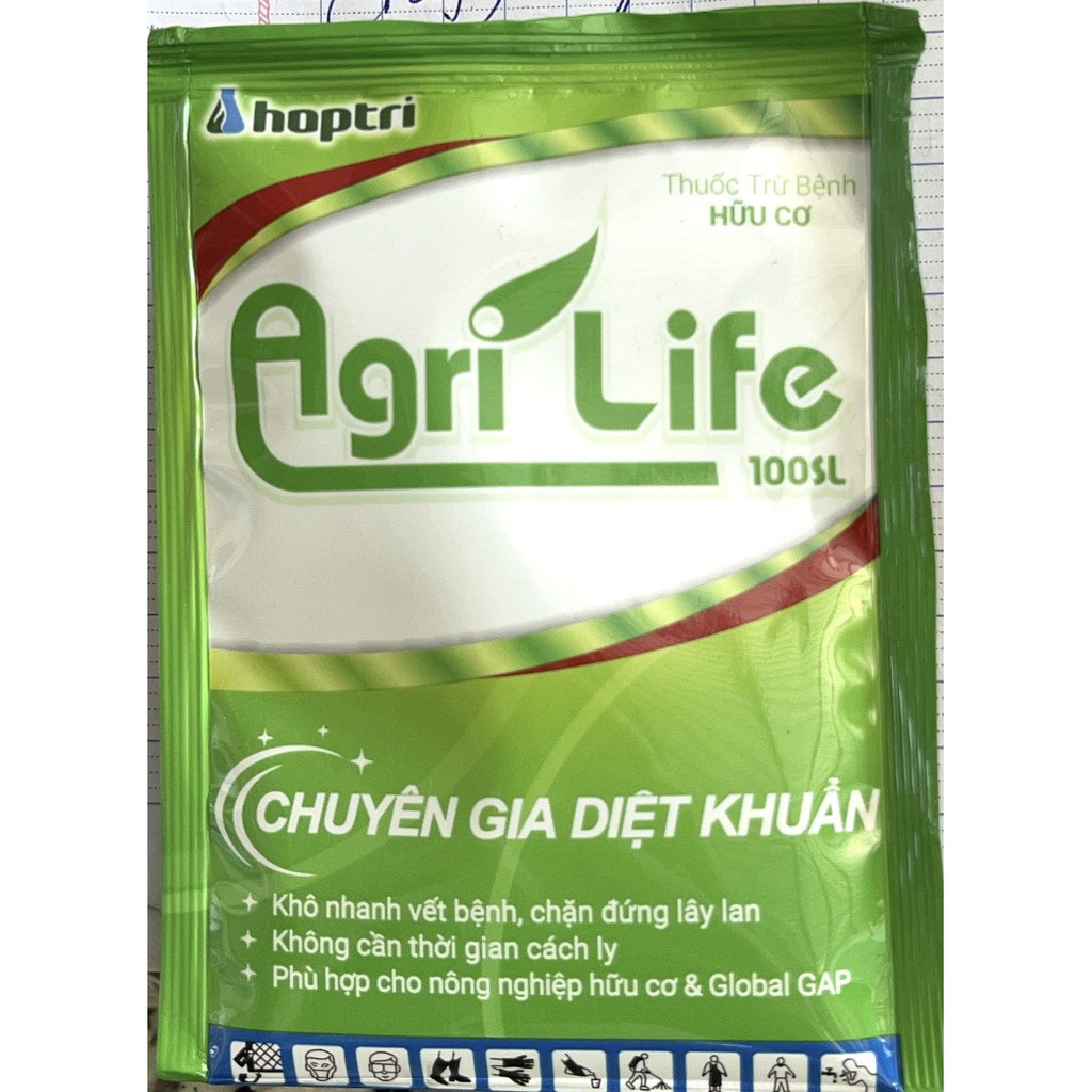 Agri Life 100SL gói 25ml Chuyên Gia Diệt Khuẩn - Trừ bệnh và nấm hại trên cây trồng