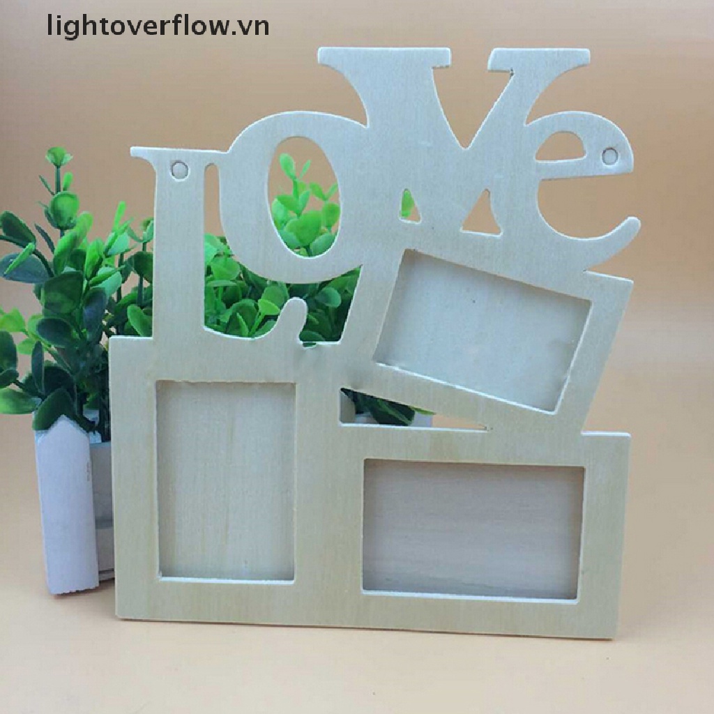 Khung Ảnh Rỗng Hình Trái Tim Trang Trí Nhà Cửa DIY