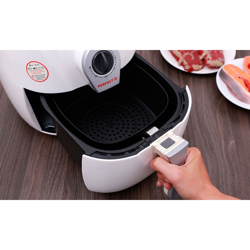 Nồi Chiên Không Dầu Perfect GLA-603  - Trắng - Hàng chính hãng