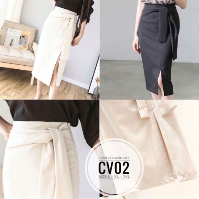 Chân váy bigsize công sở