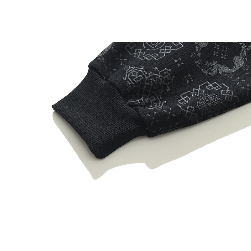 Áo khoác bóng chày Air Jordan tay dài có khóa kéo thời trang cho nam và nữ