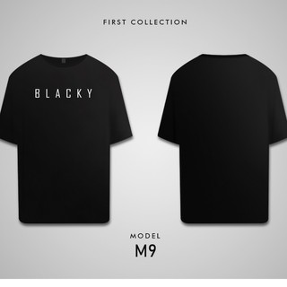 M9 Tee - Áo Thun BLACKY Basic đen lưng trơn- Áo thun form rộng