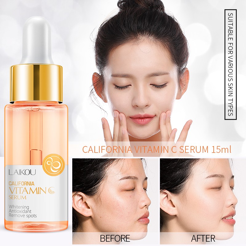 Serum Vitamin C Hyaluronic Acid Làm Trắng Loại Bỏ Tàn Nhang Chống Lão Hóa