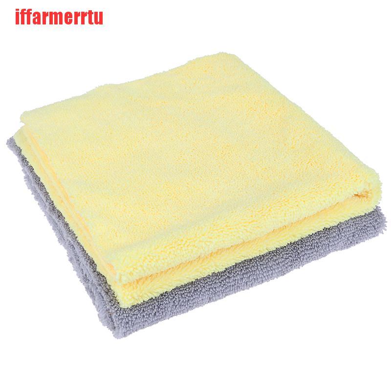 (Ifu-Code) Khăn Lau Vải Microfiber Không Thấm Nước 380gsm