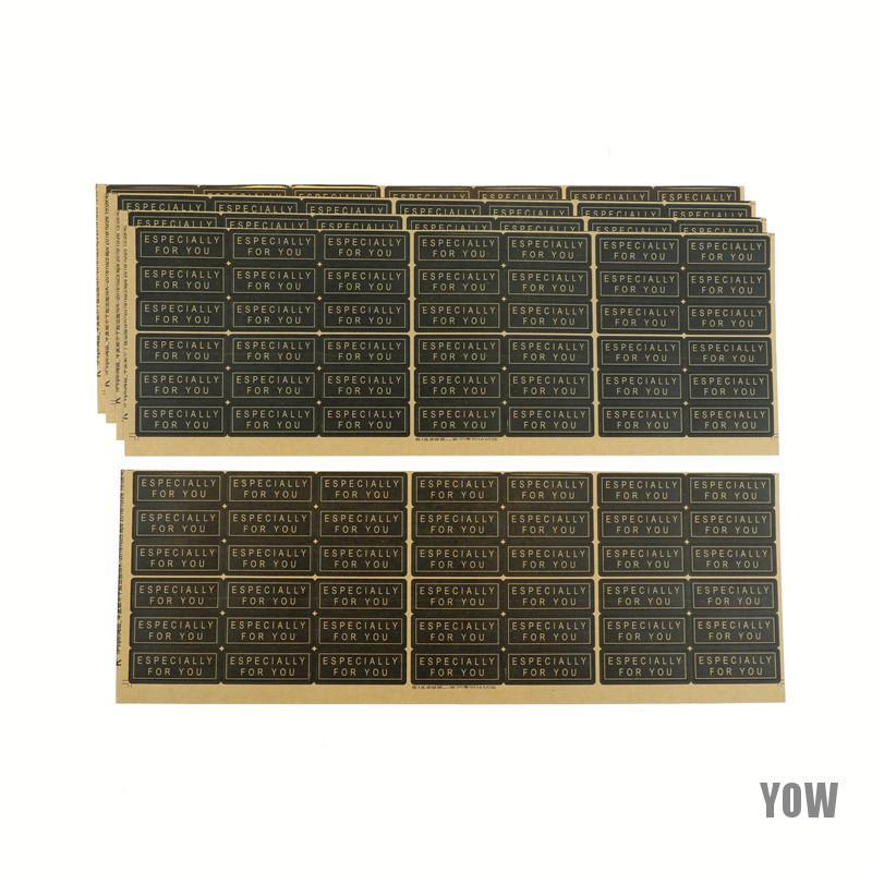 (Hàng Mới Về) Set 5 Tờ 210 Miếng Dán In Chữ Especially For You Trang Trí Bánh