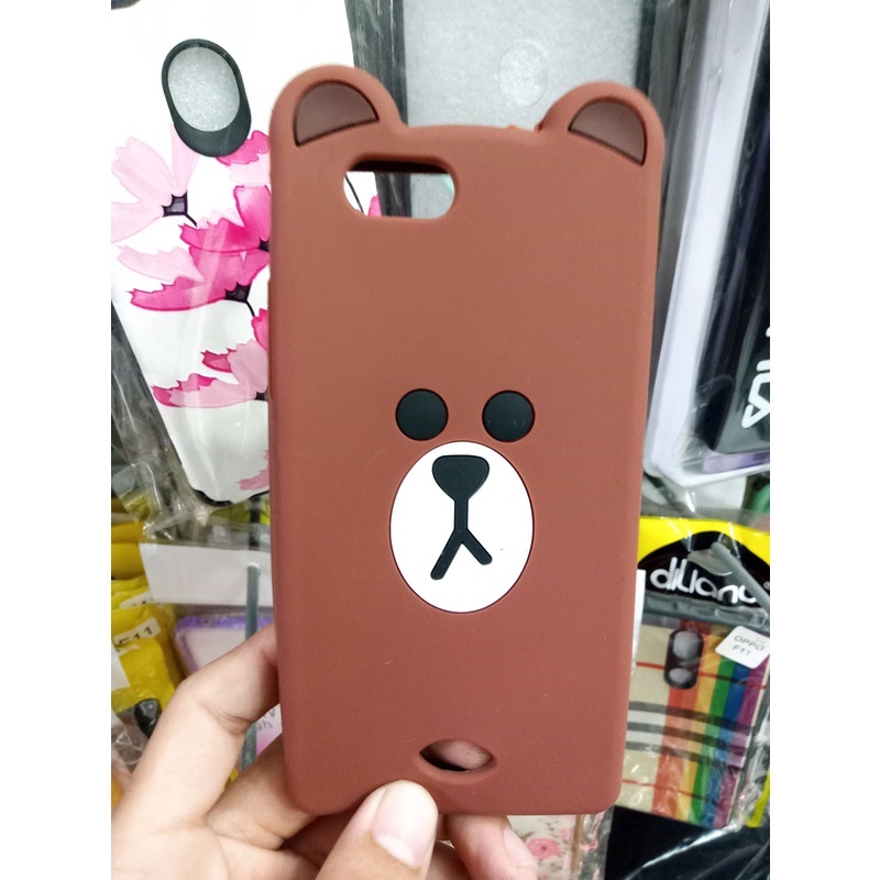 OPPO A33 (neo7) Ốp lưng điện thoại silicon bền dẻo hình gấu siêu dễ thương cute đáng yêu