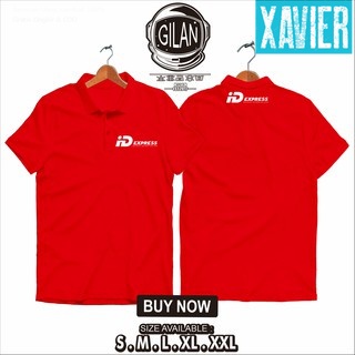 Áo Thun Polo Distro ID Express ID Express Màu Trơn Tùy Chỉnh Indonesia Cho Người Lớn Trẻ Em