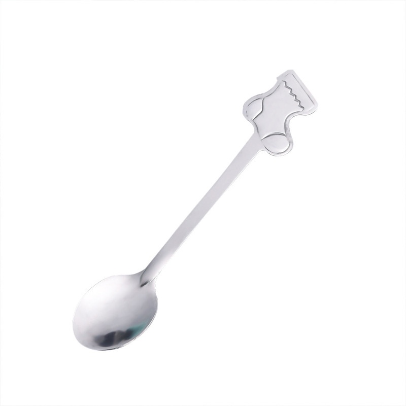 Set 4 muỗng cà phê thép không gỉ thiết kế phong cách Giáng Sinh 2023 sáng tạo tiện lợi