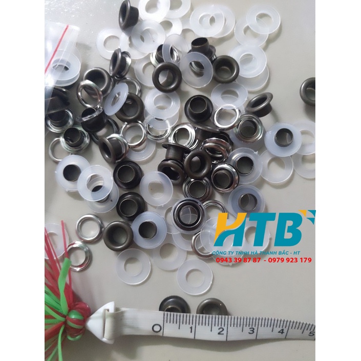 Khoen ore Khoen mắt cáo Khoen oze từ 4mm đến 12mm bằng INOX không gỉ  - 100 cái / túi
