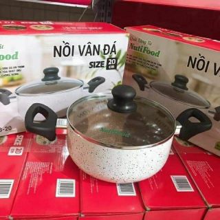 🍒🍒Nồi vân đá 20cm - Quà tặng sữa nuti.